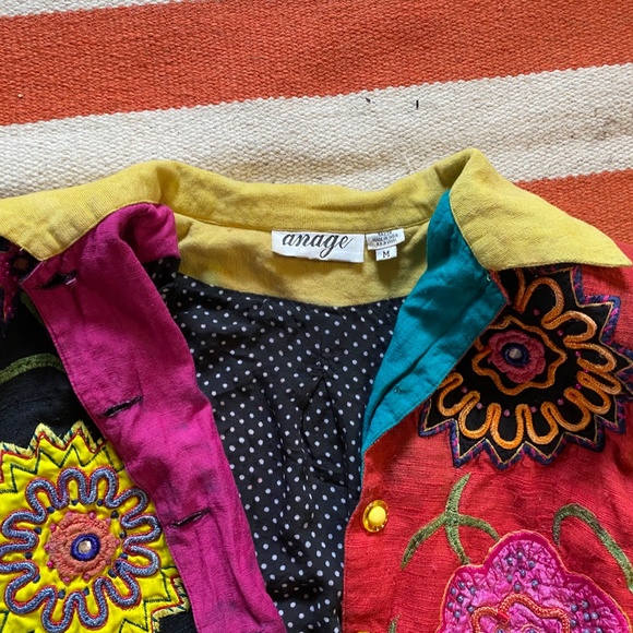 gorgeous anage patchwork jacket - Picture 3 of 4